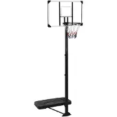 vidaXL Pied de basketball Transparent 256-361 cm Polycarbonate