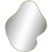 vidaXL Miroir mural Golden 60x50 cm