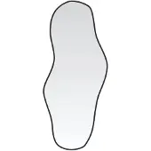 vidaXL Miroir mural noir 80x35 cm