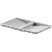 Hailo Couvercle 1128339 pour seau intérieur 38 litres gris clair
