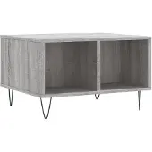 vidaXL Table basse Gris Sonoma 60x50x36,5 cm Bois composite