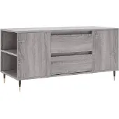 vidaXL Table basse Gris Sonoma 102x44,5x50 cm Bois composite