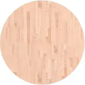 vidaXL Dessus de table Ø90x4 cm rond bois massif de hêtre