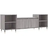 vidaXL Armoire TV Gris Sonoma 160x35x55 cm Bois composite