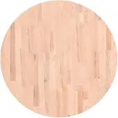 vidaXL Dessus de table Ø70x2,5 cm rond bois massif de hêtre