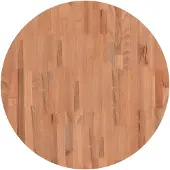 vidaXL Dessus de table Ø70x1,5 cm rond bois massif de hêtre