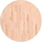 vidaXL Dessus de table Ø70x1,5 cm rond bois massif de hêtre