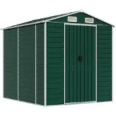 vidaXL Abri de jardin vert 191x215x198 cm Acier galvanisé