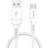 IMoshion Câble tressé USB-C vers USB-A - 1 mètre - Wit