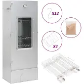 vidaXL Fumoir avec générateur de fumée froide Acier galvanisé