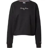 Tommy Hilfiger Femmes, Pull-over, Sweat-shirt Tjw Rlx Essential Logo pour femme, Noir, (S)