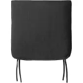 Ebuy24 Alture Coussin de siège pour chaise de jardin, noir.