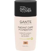 Sante Naturkosmetik Fond de teint Radiant Care, 04 Amber Rose (30 ml)