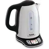Tefal Wasserkocher 2400W 1.7L 7St. Warmhaltef. LCD kabell. edst-sw KI 240D