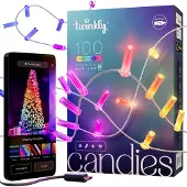 Ledworks Guirlande lumineuse - - Candles - 100 LEDS - Multicolore - 6 m