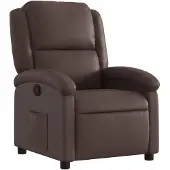 vidaXL Fauteuil Relax Marron Similicuir