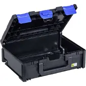 Allit Boîte de rangement EuroPlus MetaBox 145 noir/bleu