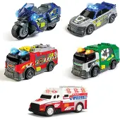 Dickie Toys Ambulance Car avec son et lumière