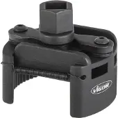 Vigor V4413 Clé pour filtre à huile 60 - 80 mm universelle Hexagone extérieur 21 mm, carré creux 1/2 pouce (12,5 mm) 60 - 80