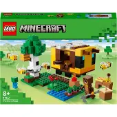 LEGO 21241 Minecraft La Ruche, jouet de ferme avec maison constructible, bébé zombie et figurines d'animaux, cadeau d'anniversaire pour garçons et filles