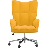 The Living Store Relaxsessel Senfgelb Samt