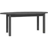 The Living Store Table basse grise 110x55x45 cm pin massif