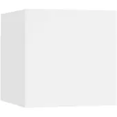 The Living Store Meuble TV mural blanc 30,5x30x30 cm