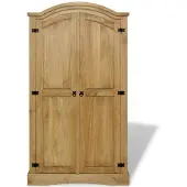 The Living Store Armoire style mexicain en pin 2 portes