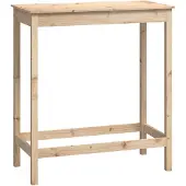 The Living Store Table de bar 100x50x110 cm pin massif
