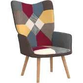 The Living Store Relaxsessel Patchwork Stoff