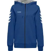 Hummel Veste de survêtement bleu / gris / blanc