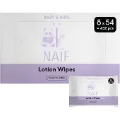 Naif Baby & Kids Lotion Wipes lingettes pour bébé 8x54 pcs