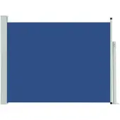 vidaXL Auvent latéral rétractable de patio 140x500 cm Bleu