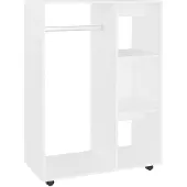 vidaXL Armoire blanche 80x40x110 cm Bois composite