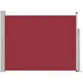 vidaXL Auvent latéral rétractable de patio 140x500 cm Rouge