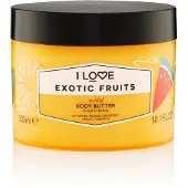 I Love I Love, Signature Collection, Vegan, Hydrating, Exotic Fruits, Body Butter, 330 ml