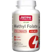 Jarrow Formulas , Méthyl Folate Végétalien, Force Extra, 400 mcg, 60 Gélules Végétales