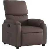 vidaXL Fauteuil relax brun similicuir