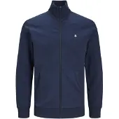 Jack & Jones Veste de survêtement 'Epaulos' bleu marine / blanc