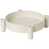 Broste Copenhagen Bougeoir Silke blanc/crème