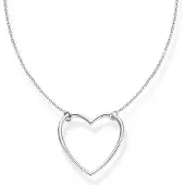 Thomas Sabo Powerful Symbols Collier à coeur, (Argent 925, Argent 925, Argent sterling 925, 40 - 45 cm)