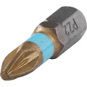 Wolfcraft 6 embouts Solid PZ 2 (Cruciforme Pozidriv PZ)