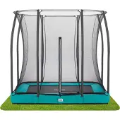 Salta Comfort Edition Ground Trampoline - 214x153cm - rectangulaire - vert