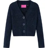 vidaXL Cardigan pour enfants bleu marine 128