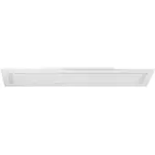 Eglo connect.z Smart Home LED Plafonnier Padrogiano-Z, ZigBee, App etvocale Alexa, CCT, RGB, plafonnier à intensité variable en blanc, 120x30 cm