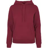 Build Your Brand Basic Hoodie Rouge 5XL Femme