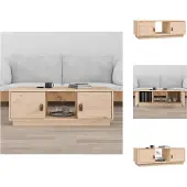 vidaXL Table basse 100x50x35 cm pin massif - Tables basses