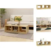 vidaXL Table basse 110x50x34 cm pin massif - Tables basses