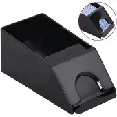 vidaXL Sabot de cartes à jouer noir 2 jeux