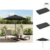 vidaXL Housse de rechange pour parasol Anthracite 300 cm